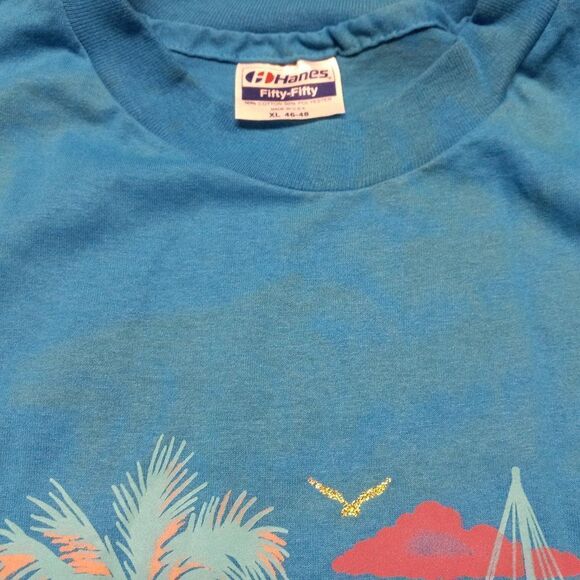 Vintage 1992 MBS Love Unlimited Hilton Head Islnd SC graphic Single stitched - Picture 4 of 9